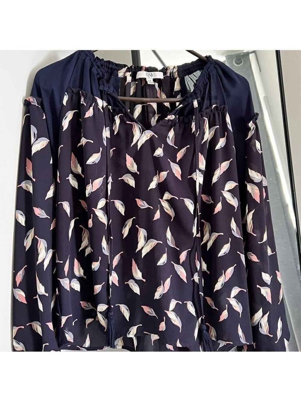 LP Split neck blouse from Q&A